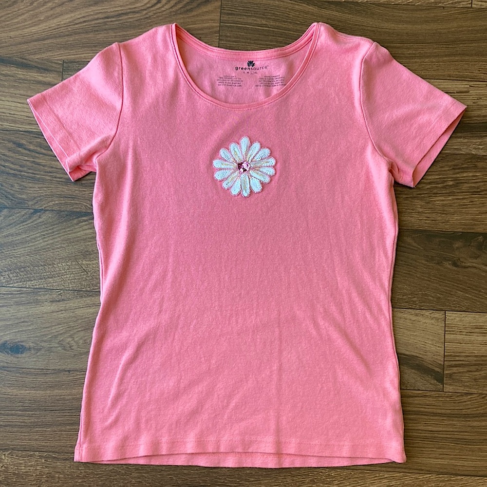 GreenSource Sequin Flower Shirt